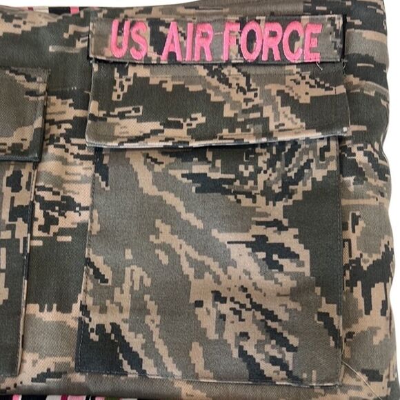 Air Force Camo and Striped Multicolor Tote Bag - Picture 5 of 10
